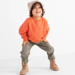 Broeken & Tuinbroeken|Broeken & Leggings*Prénatal peuter broek  effen groen Light Khaki Green