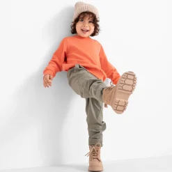 Broeken & Tuinbroeken|Broeken & Leggings*Prénatal peuter broek  effen groen Light Khaki Green