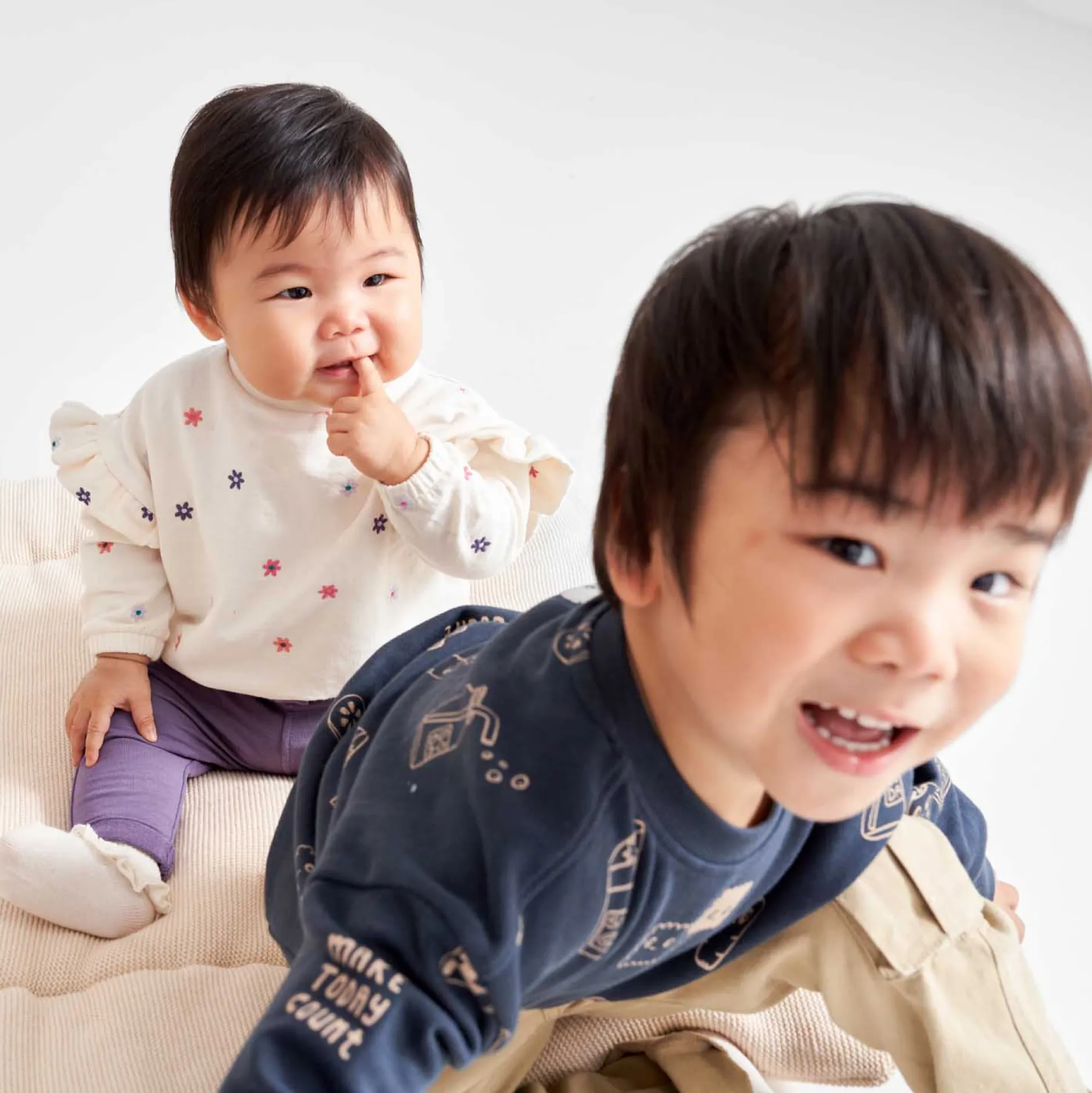 Broeken & Tuinbroeken|Broeken & Leggings*Prénatal peuter broek effen beige Light Beige Brown