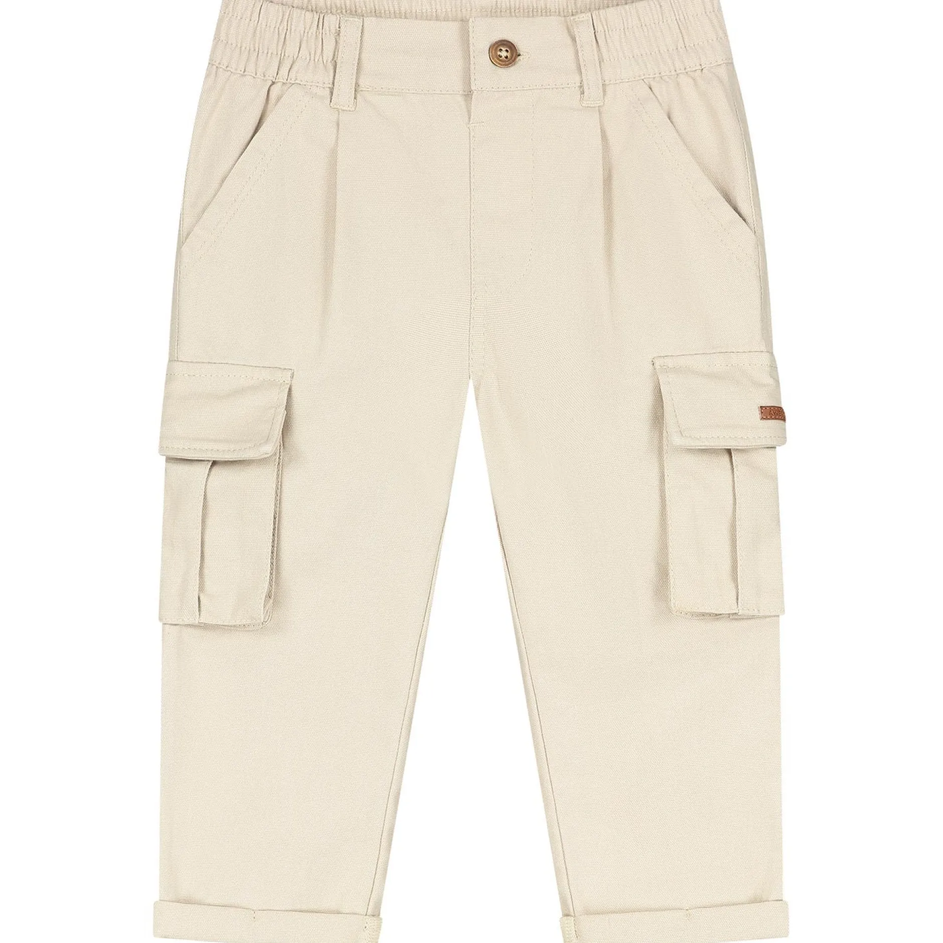 Broeken & Tuinbroeken|Broeken & Leggings*Prénatal peuter broek effen beige Soft Bisquit