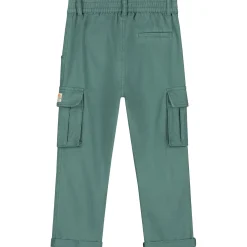 Broeken & Tuinbroeken|Broeken & Leggings*Prénatal peuter broek  effen groen Dark Green Blue