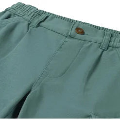 Broeken & Tuinbroeken|Broeken & Leggings*Prénatal peuter broek  effen groen Dark Green Blue