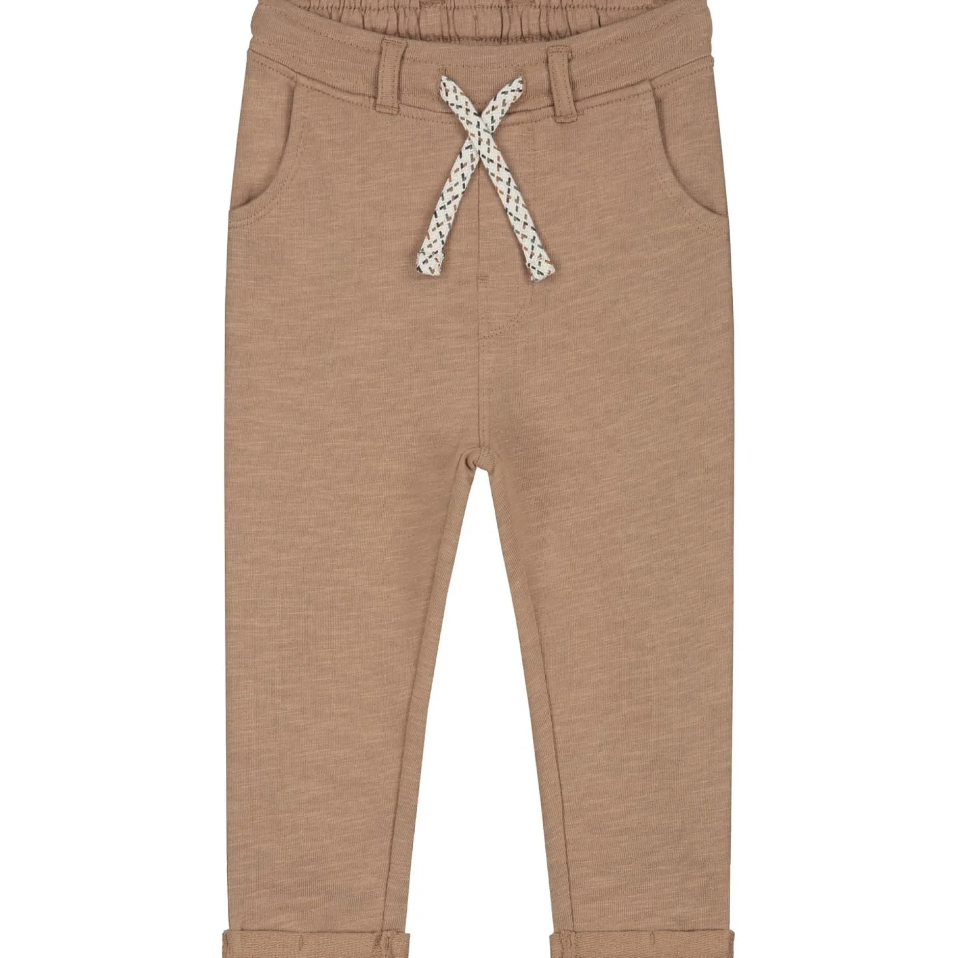 Broeken & Tuinbroeken|Broeken & Leggings*Prénatal peuter broek effen bruin Light Mud Brown
