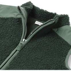 Truien & Vesten|Vesten*Prénatal peuter gilet mouwloos meerkleurig groen Leaf Gree