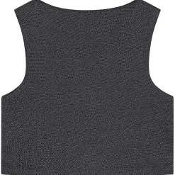 Truien & Vesten|Vesten*Prénatal peuter gilet mouwloos effen grijs Grey Melee Dark