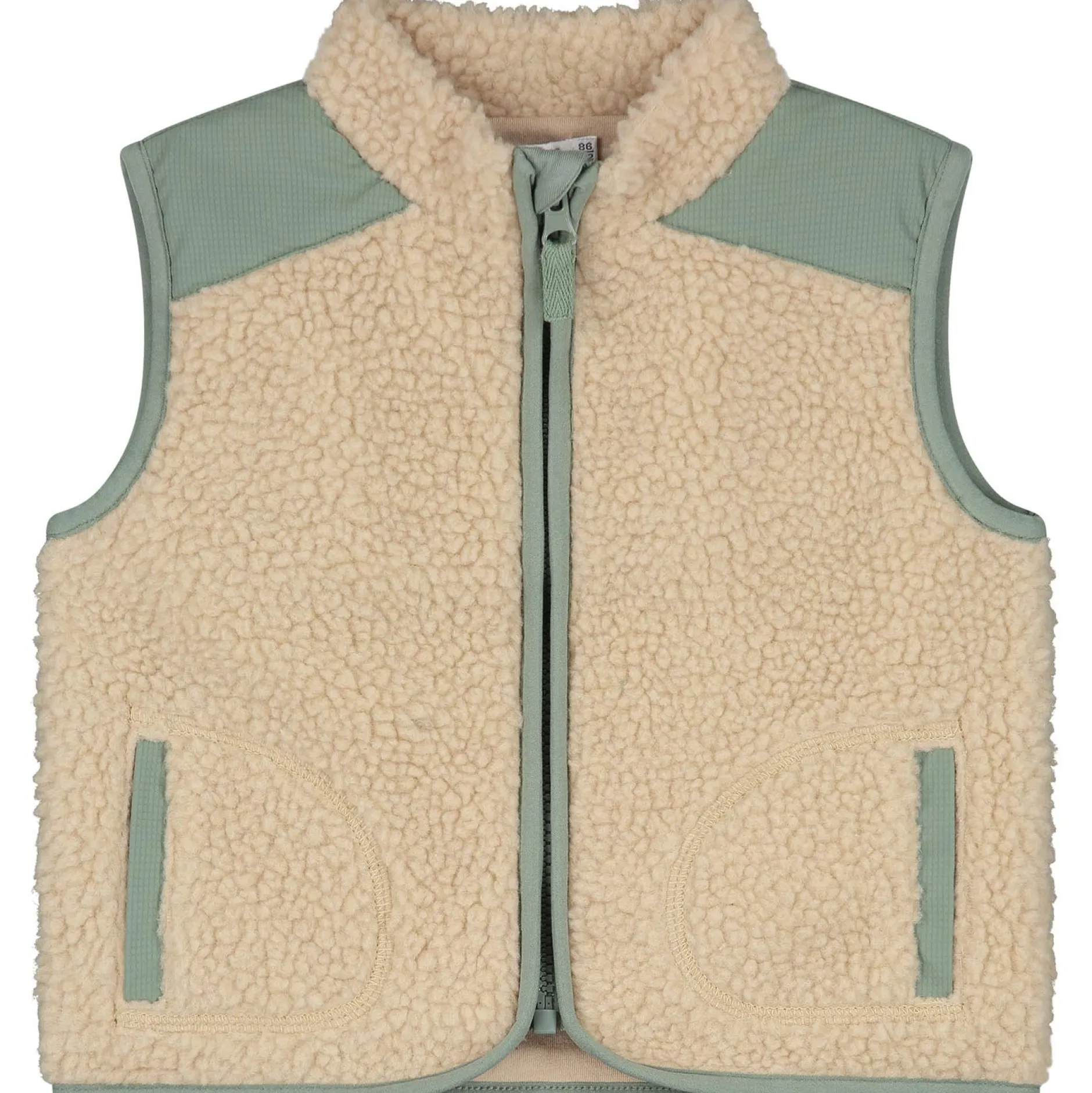Shirts & Blouses|Shirts & Blouses*Prénatal peuter gilet mouwloos meerkleurig beige Soft Bisquit