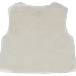 Truien & Vesten|Vesten*Prénatal peuter gilet mouwloos effen wit Dark Off-White