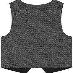 Truien & Vesten|Vesten*Prénatal peuter gilet mouwloos all over print grijs Anthra Grey Melange