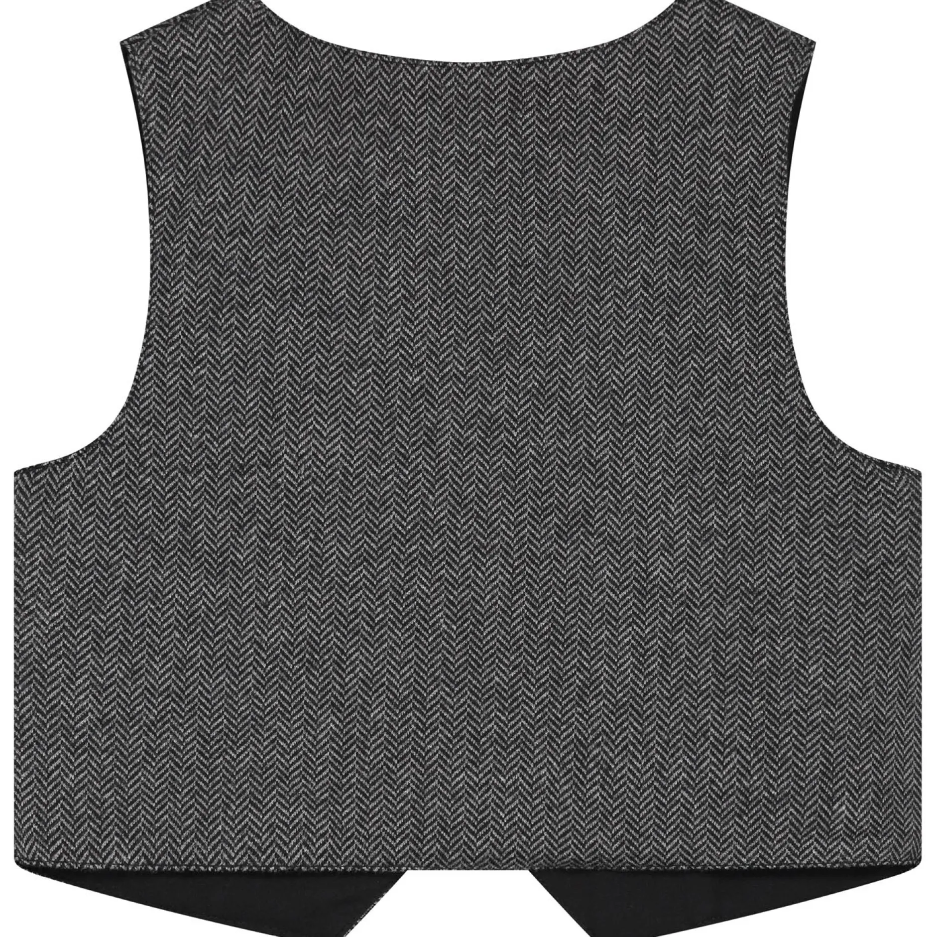 Truien & Vesten|Vesten*Prénatal peuter gilet mouwloos all over print grijs Anthra Grey Melange