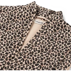 Truien & Vesten|Vesten*Prénatal peuter gilet mouwloos panterprint bruin Almond