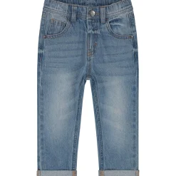 Jeans|Broeken & Tuinbroeken*Prénatal peuter jeans loose fit  effen Denim