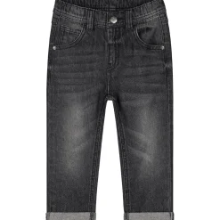 Jeans|Broeken & Tuinbroeken*Prénatal peuter jeans loose fit  effen grijs Dark Grey Denim