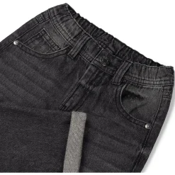 Jeans|Broeken & Tuinbroeken*Prénatal peuter jeans loose fit effen grijs Dark Grey Denim