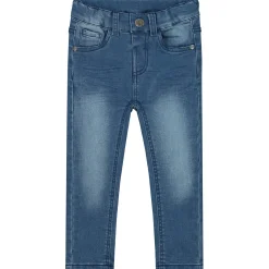 Jeans|Broeken & Tuinbroeken*Prénatal peuter jeans slim fit  effen blauw Mid Blue Denim