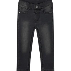 Jeans|Broeken & Tuinbroeken*Prénatal peuter jeans slim fit  effen zwart Black Denim