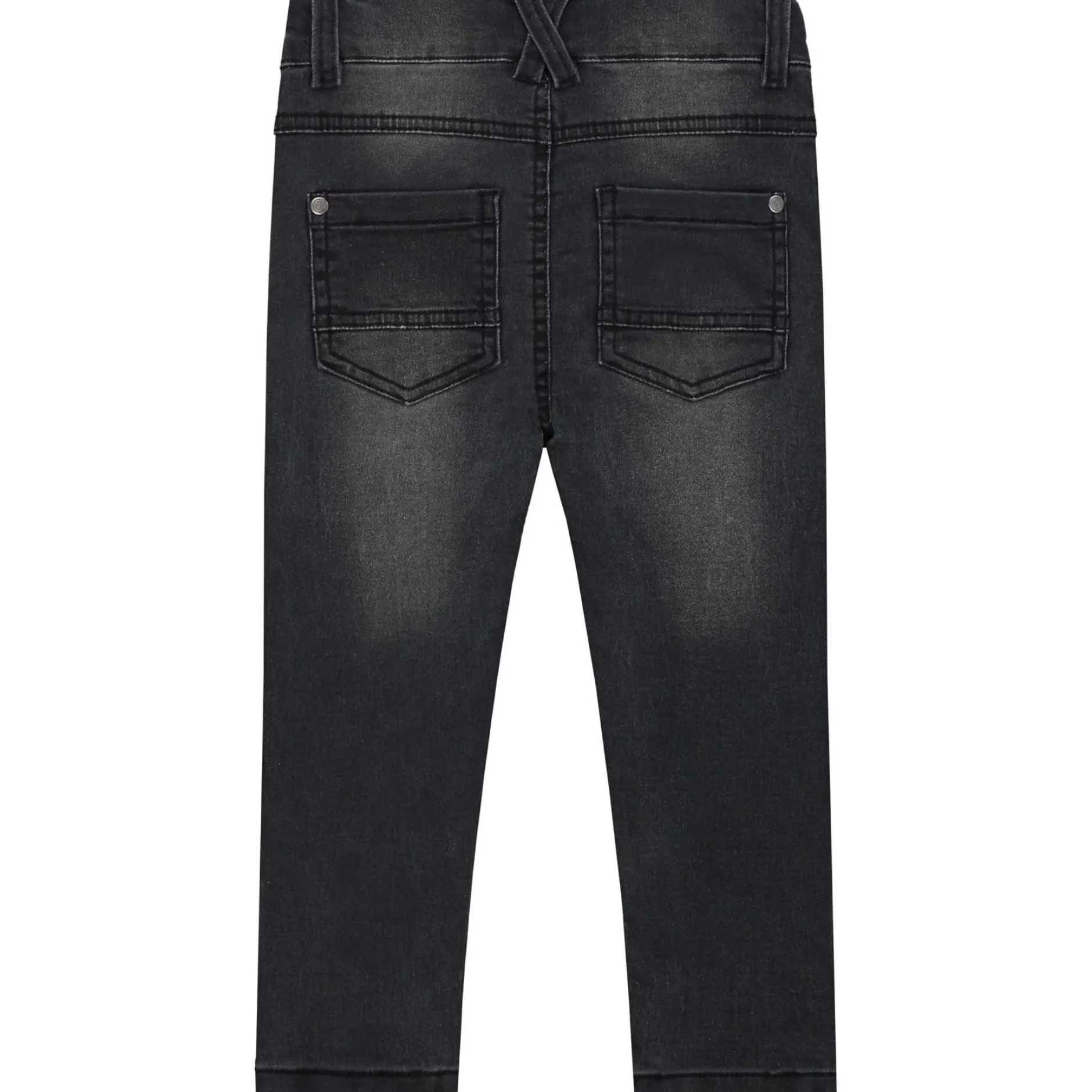 Jeans|Broeken & Tuinbroeken*Prénatal peuter jeans slim fit effen zwart Black Denim