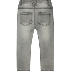 Jeans|Broeken & Tuinbroeken*Prénatal peuter jeans slim fit  effen grijs Light Grey Denim