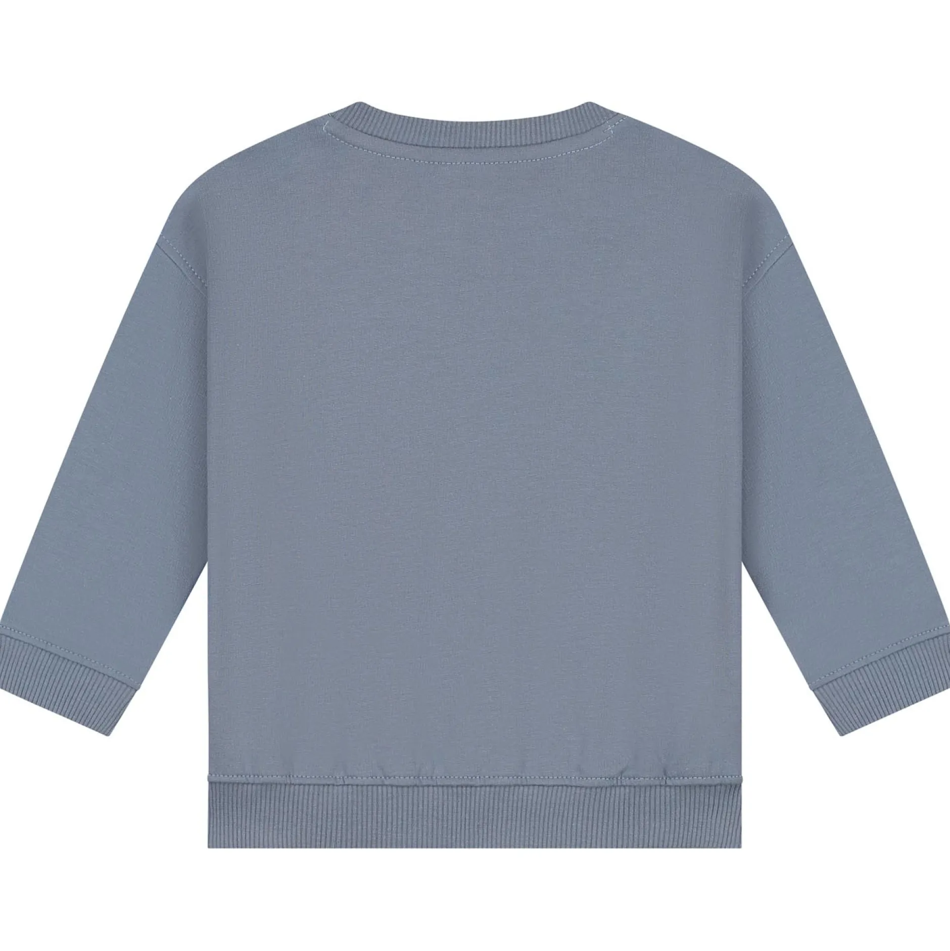 Truien & Vesten|Truien & Sweaters*Prénatal peuter joggingpak lange mouwen effen blauw Dark Milky Blue