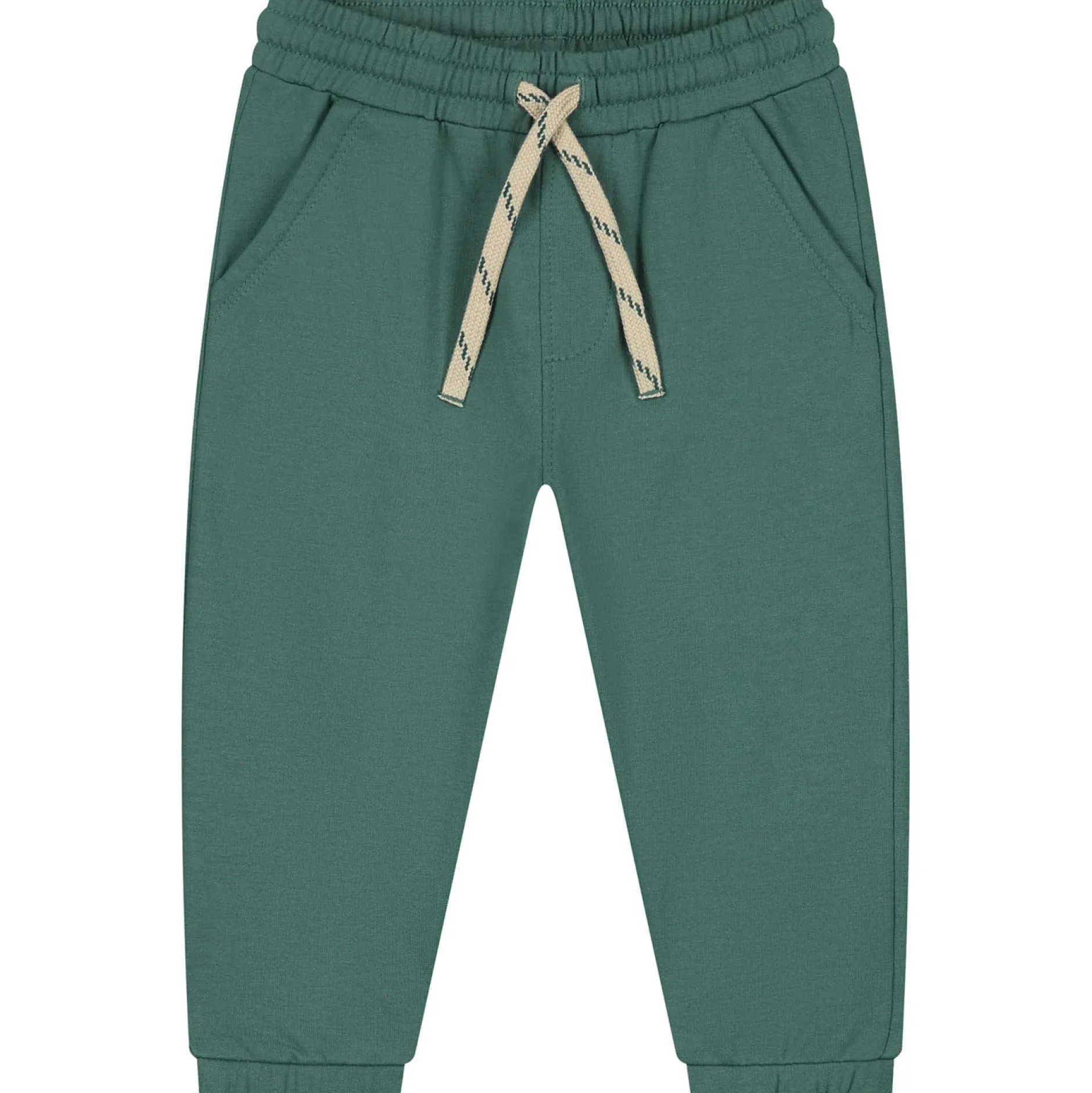 Truien & Vesten|Truien & Sweaters*Prénatal peuter joggingpak lange mouwen effen groen Forestgreen