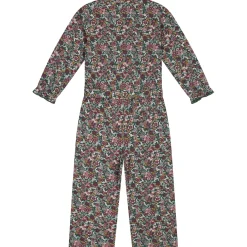 Broeken & Leggings|Broeken & Leggings*Prénatal peuter jumpsuit lange mouwen bloemen multi Dark Bottle Green