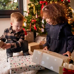 Jurken & Rokken|Jurken & Rokken*Prénatal peuter jurk glitter lange mouwen effen zwart Night Black