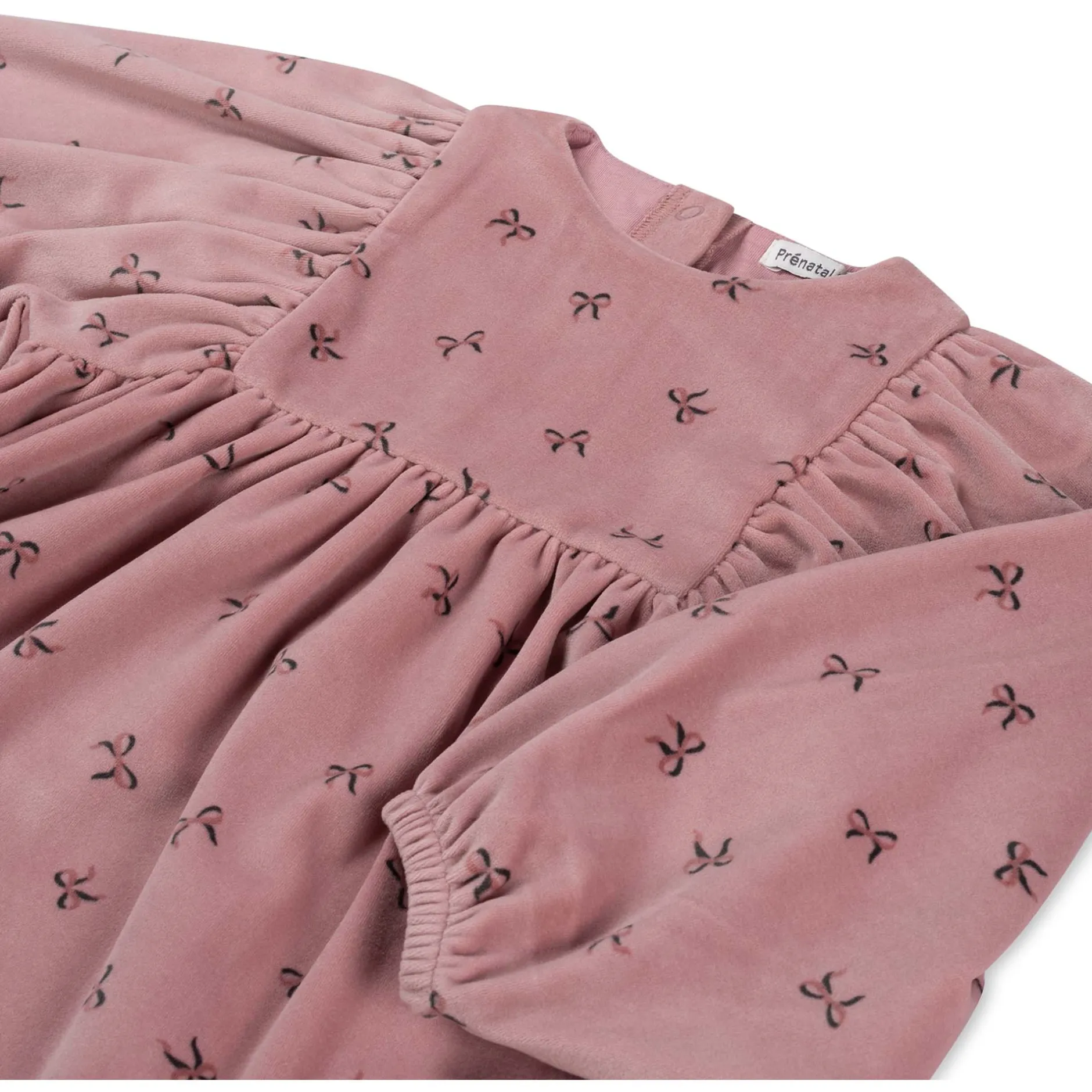 Jurken & Rokken|Jurken & Rokken*Prénatal peuter jurk lange mouwen all over print roze Light Pinkshade