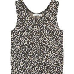Jurken & Rokken|Jurken & Rokken*Prénatal peuter jurk mouwloos dierenprint multi Almond
