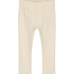 Broeken & Leggings|Broeken & Leggings*Prénatal peuter legging  effen beige Light Brown Melange