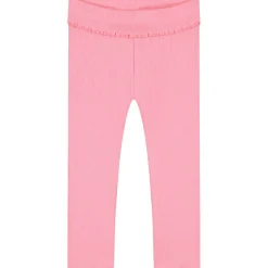 Broeken & Leggings|Broeken & Leggings*Prénatal peuter legging effen roze Pink Shade