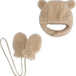 Accessoires|Accessoires*Prénatal peuter muts en wanten beige Taupebrown