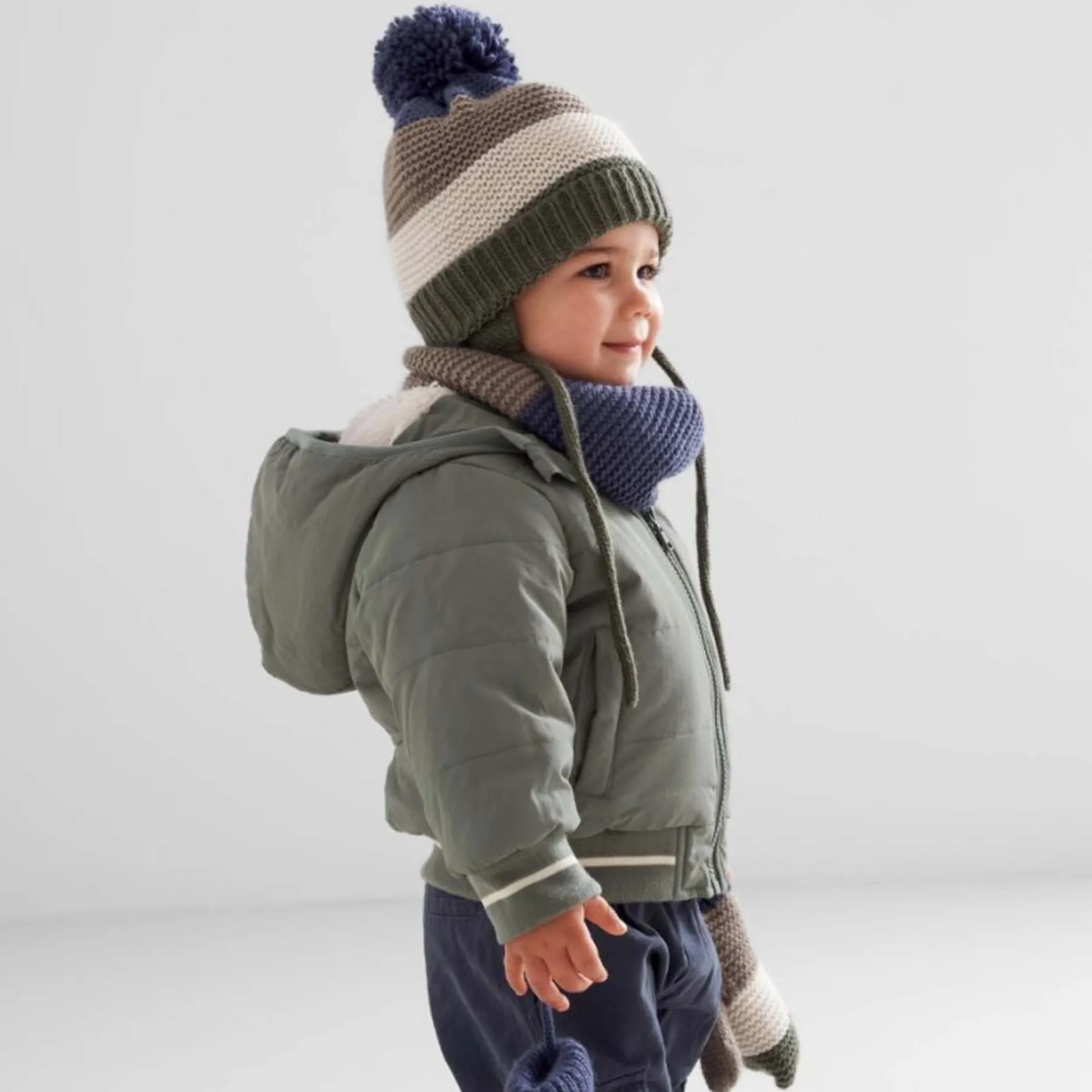 Accessoires|Accessoires*Prénatal peuter muts groen Smoke Green