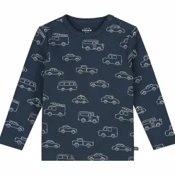 Pyjama's|Pyjama's*Prénatal peuter pyjama auto's blauw Dark Bluegrey