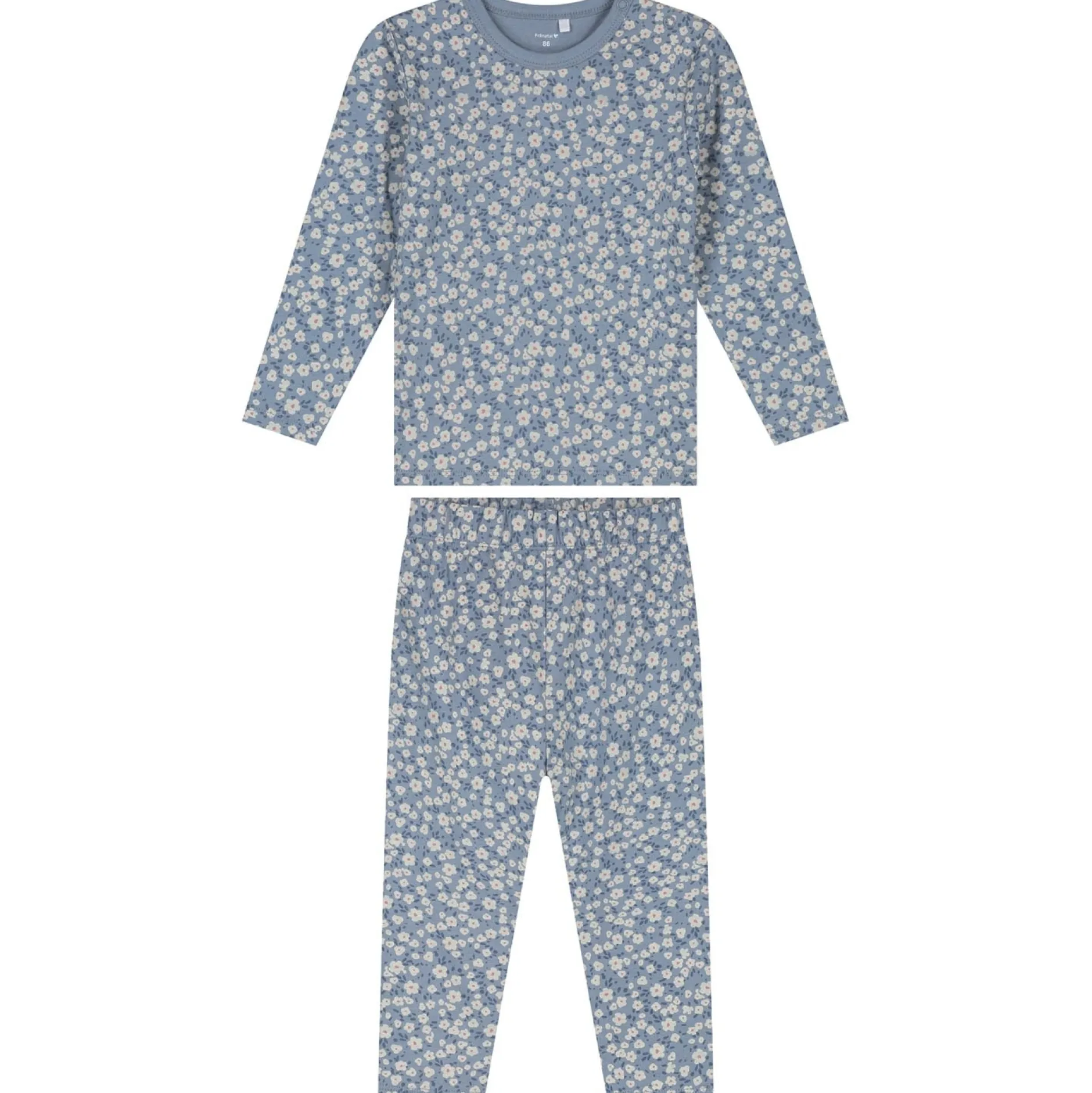 Pyjama's|Pyjama's*Prénatal peuter pyjama bloem blauw Blue