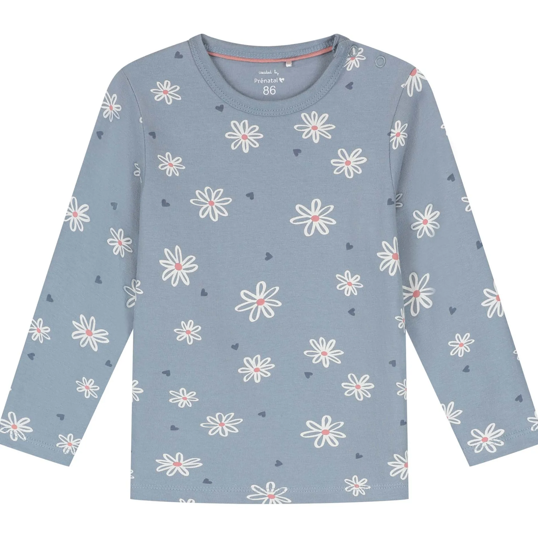 Pyjama's|Pyjama's*Prénatal peuter pyjama bloem blauw Blue