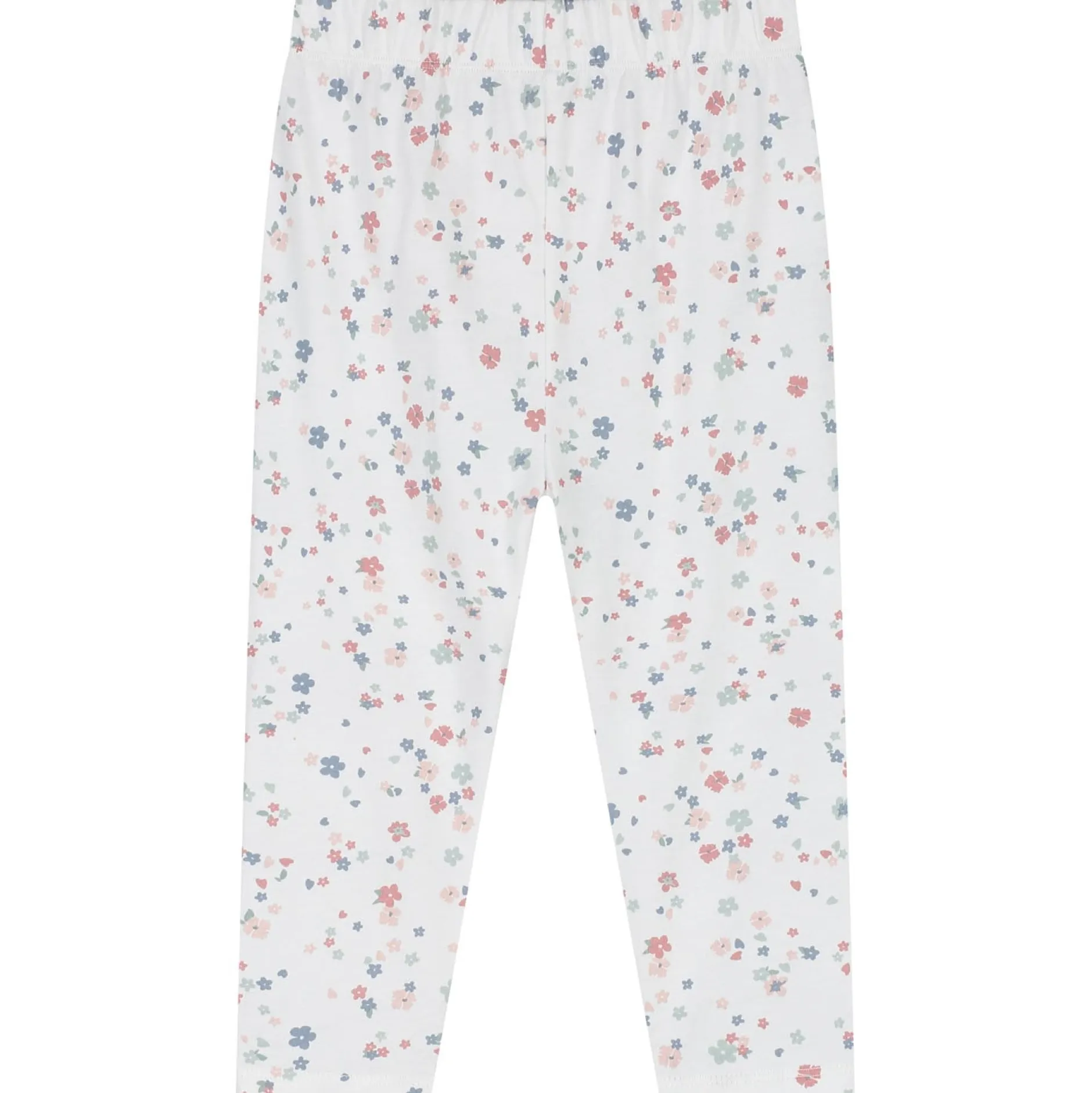 Pyjama's|Pyjama's*Prénatal peuter pyjama bloem wit Ivoor Wit