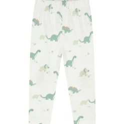 Pyjama's|Pyjama's*Prénatal peuter pyjama dino wit Ivory White