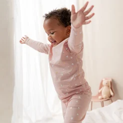 Pyjama's|Pyjama's*Prénatal peuter pyjama hartjes roze Powder Pink