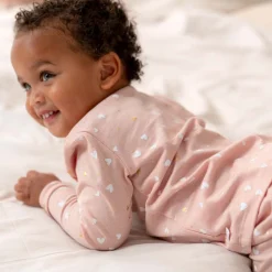 Pyjama's|Pyjama's*Prénatal peuter pyjama hartjes roze Powder Pink