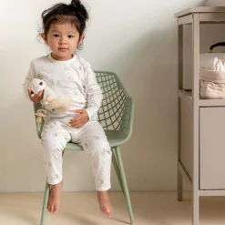 Pyjama's|Pyjama's*Prénatal peuter pyjama Kleine Vriendjes wit Ivory White