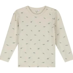 Pyjama's|Pyjama's*Prénatal peuter pyjama kleine dino beige Dark Ecru