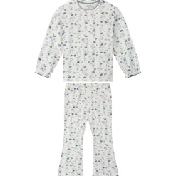 Pyjama's|Pyjama's*Prénatal peuter pyjama poppy bloem wit Ivoor Wit