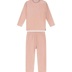 Pyjama's|Pyjama's*Prénatal peuter pyjama rib velour roze Powder Pink