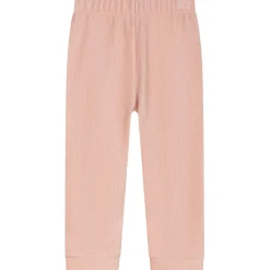 Pyjama's|Pyjama's*Prénatal peuter pyjama rib velour roze Powder Pink