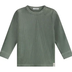 Pyjama's|Pyjama's*Prénatal peuter pyjama rib velour groen Dark Greenshade