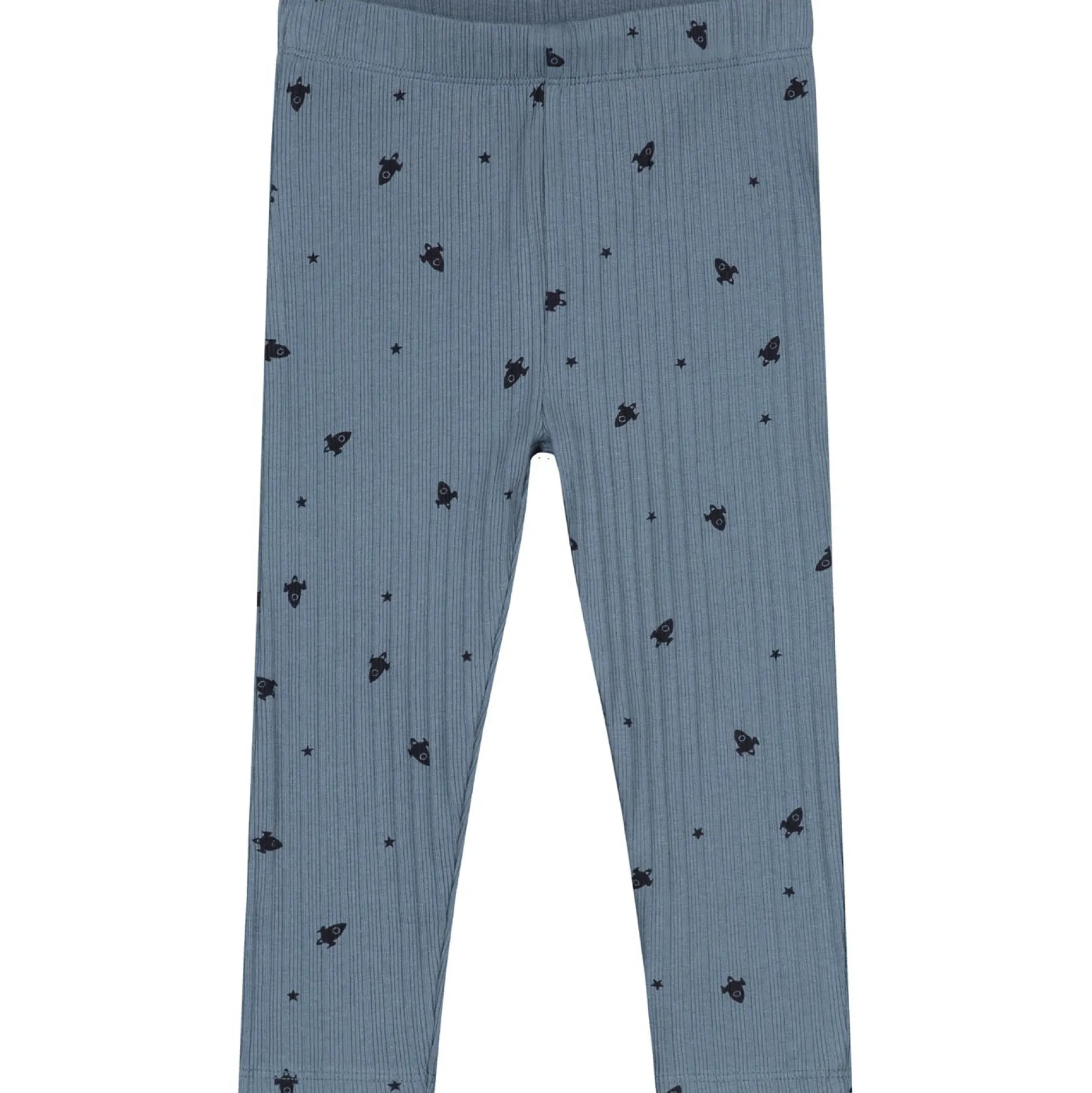 Pyjama's|Pyjama's*Prénatal peuter pyjama ruimte rib multi Steel Blue