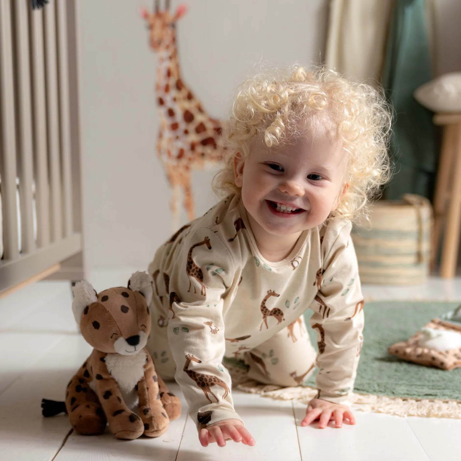 Pyjama's|Pyjama's*Prénatal peuter pyjama Savanne beige Dark Ecru