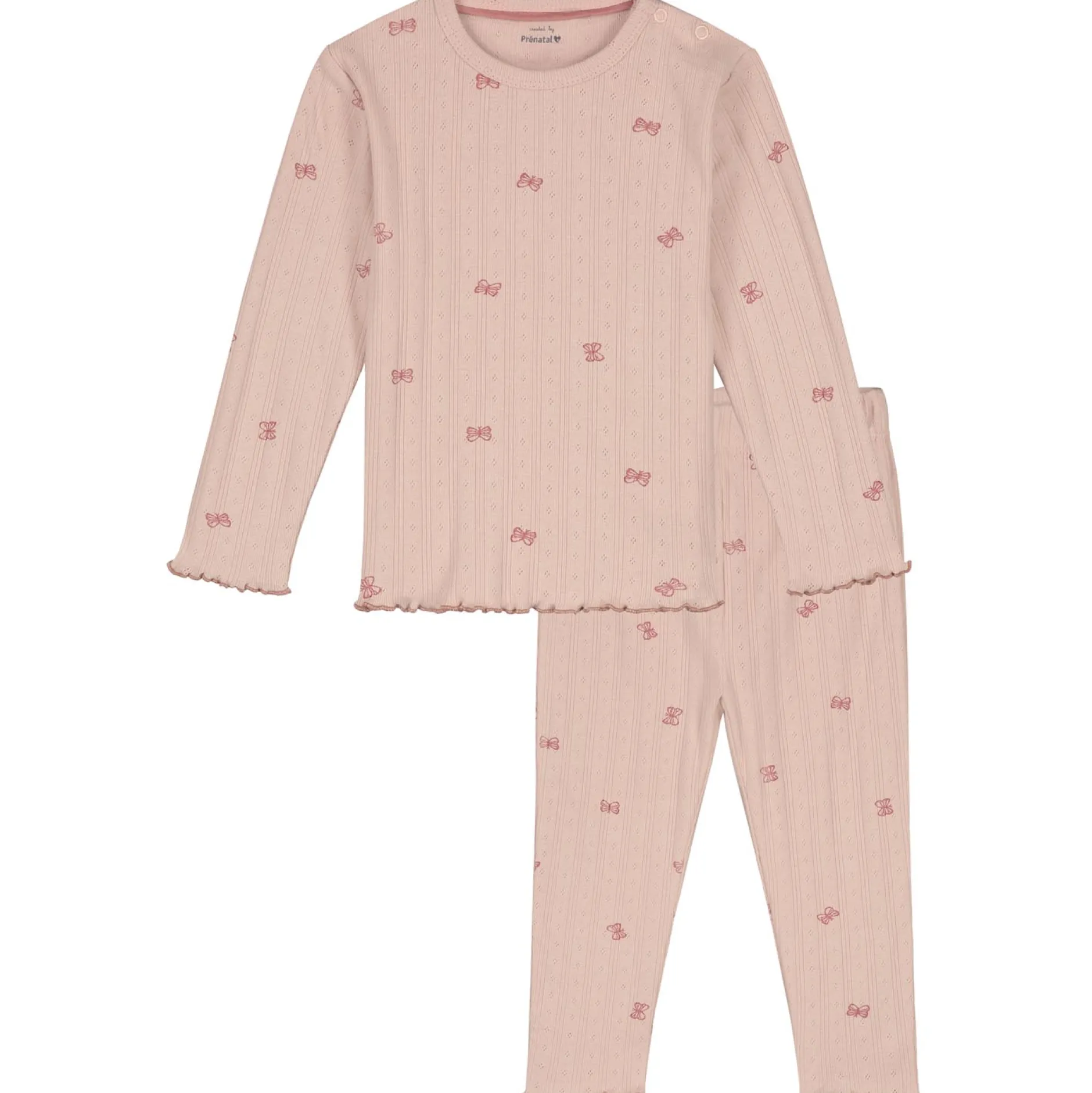 Pyjama's|Pyjama's*Prénatal peuter pyjama vlinder roze Powder Pink