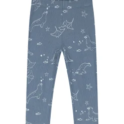 Pyjama's|Pyjama's*Prénatal peuter pyjama zeehond rib blauw Steel Blue