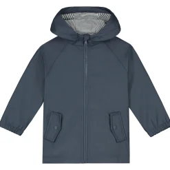 Jassen|Jassen*Prénatal peuter regenjas lange mouwen effen blauw Dark Bluegrey