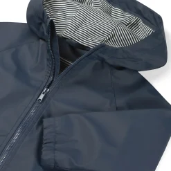 Jassen|Jassen*Prénatal peuter regenjas lange mouwen effen blauw Dark Bluegrey